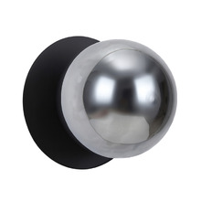 Lassie Molten Ripple Glass Cool White LED Outdoor Wall Light